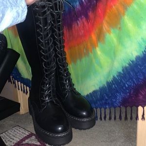 Steve Madden Knee High Platform Boots